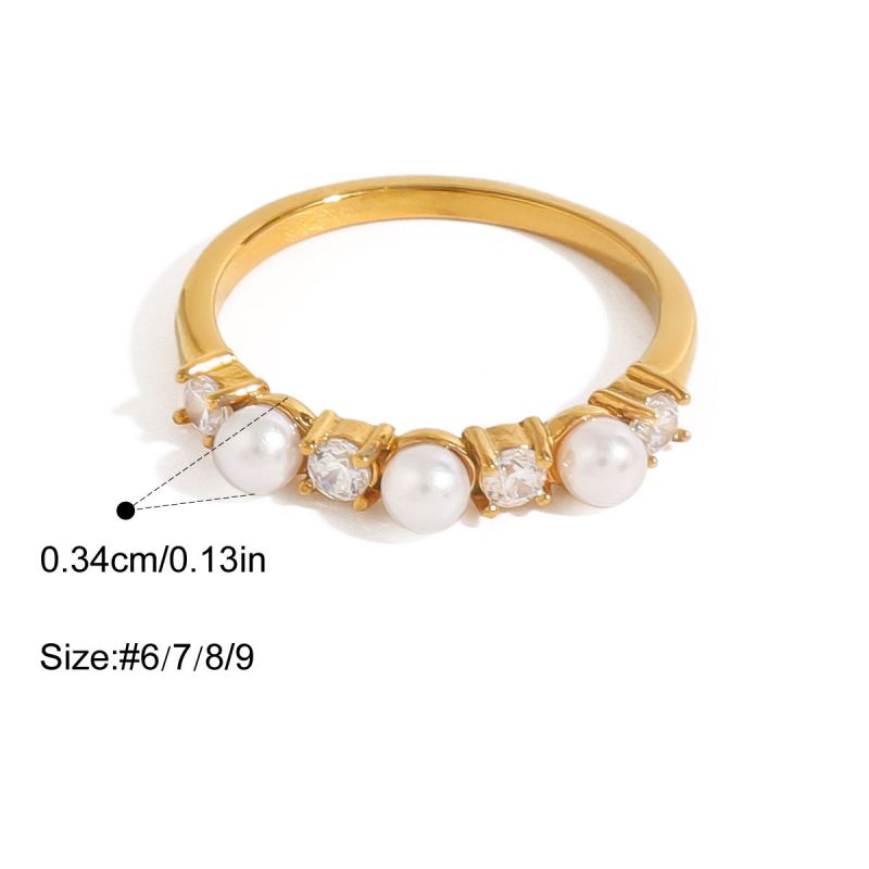 Ring 8# Stainless Steel Round Ring