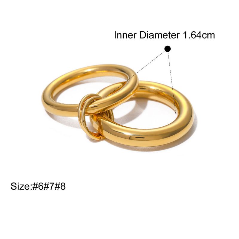 Ring 8# Stainless Steel Round Ring