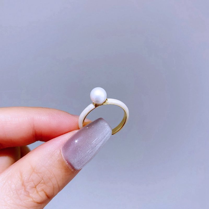 Silver Snake Ring Copper And Diamond-encrusted Snake Ring