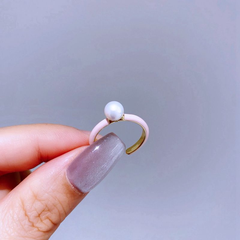 Silver Snake Ring Copper And Diamond-encrusted Snake Ring