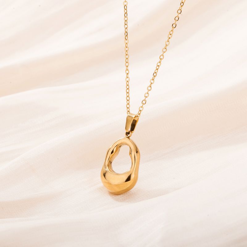 Silver Stainless Steel Star Necklace