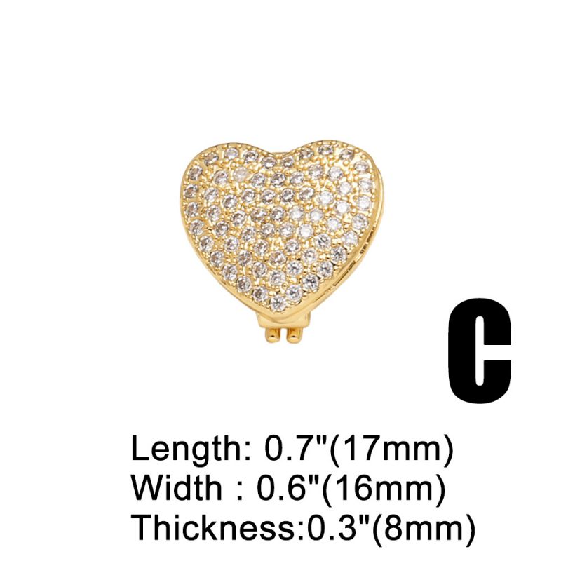 Stainless Steel White K Gold-plated Copper Watch Strap Bracelet