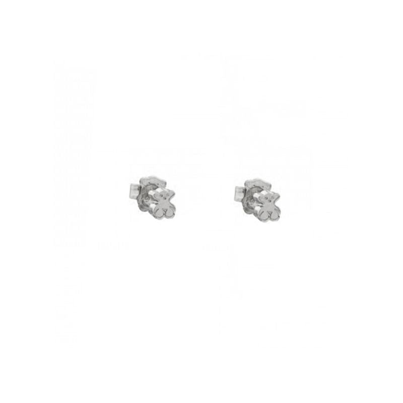 Standard Steel Color Titanium Steel Bear Earrings