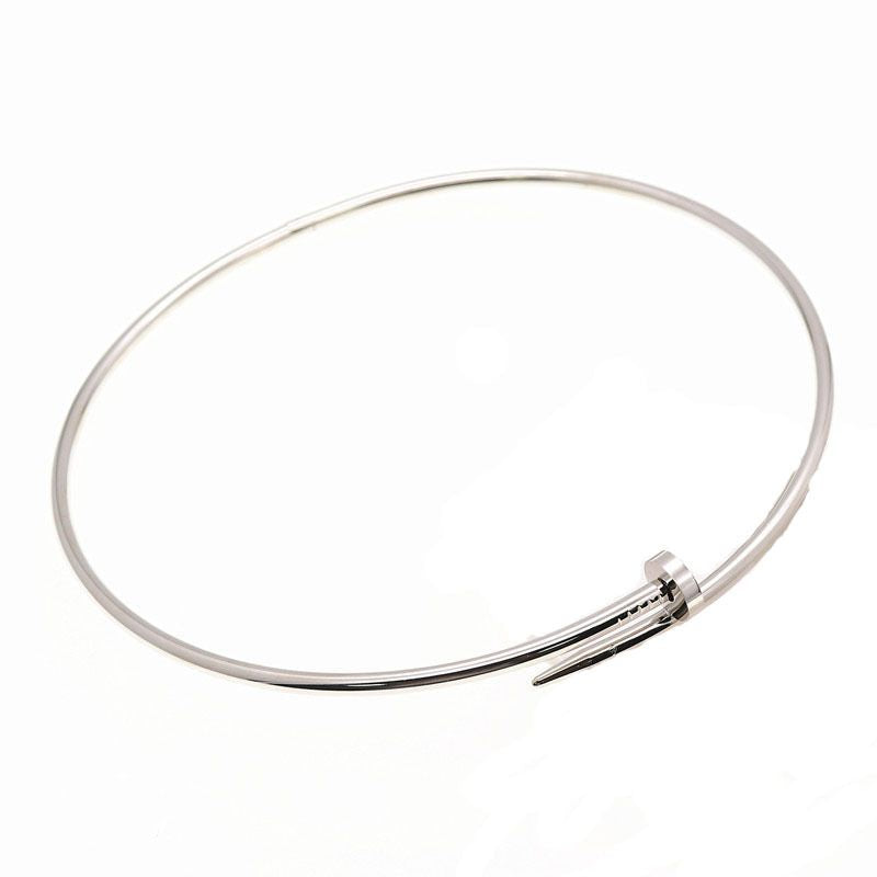Steel Color Diamond-free Bracelet R404 Titanium Steel Nail Bracelet