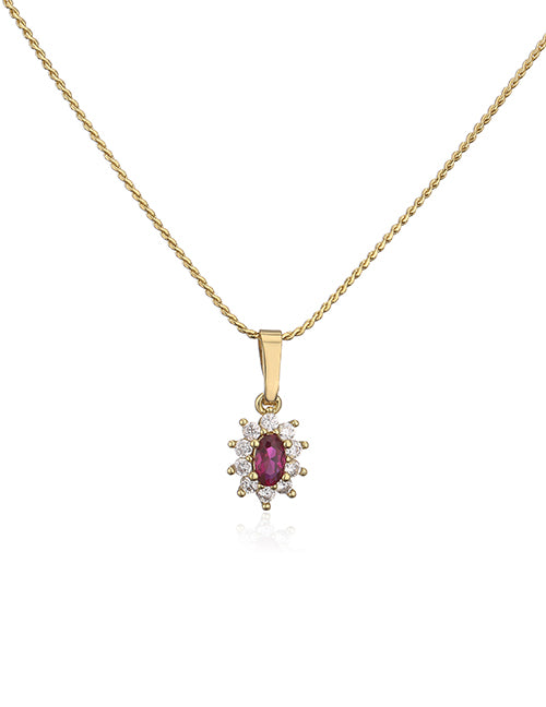 Fashion 1 Pair Of White Diamond Earrings Bronze Zirconium Geometric Oval Stud Earrings