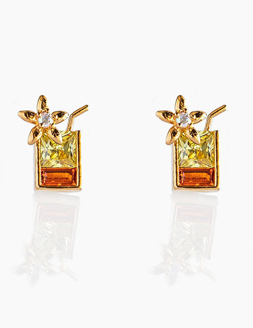 Fashion Small Ice Cream Lollipop Ice Cream Ear Studs